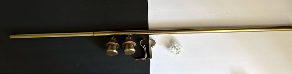 Single Rod Set (36-72") - Brass Finish