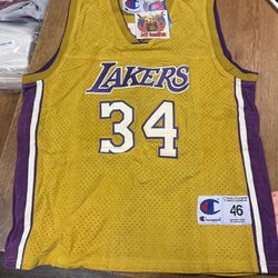 shaq lakers jersey