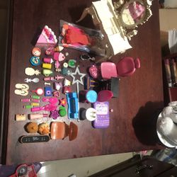 Barbie Vanity Dresser & Accessories