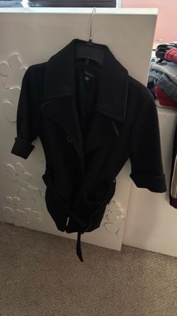 Long black coat