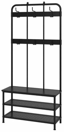 IKEA Coat Rack with Bench and Shoe Storage