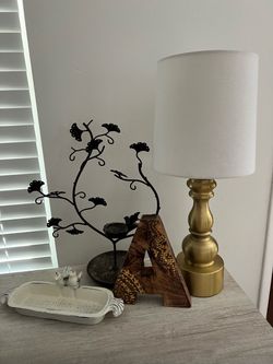 Lamp + Jewelry holders