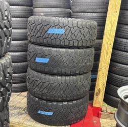 35 x 12.50 R22 Nitto Ridge Grappler Set of 4 Used