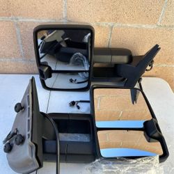 07-13 Chevy Silverado/Tahoe/Suburban/GMC Sierra/Yukon/Yukon XL Towing Mirrors Side Mirrors Espejos
