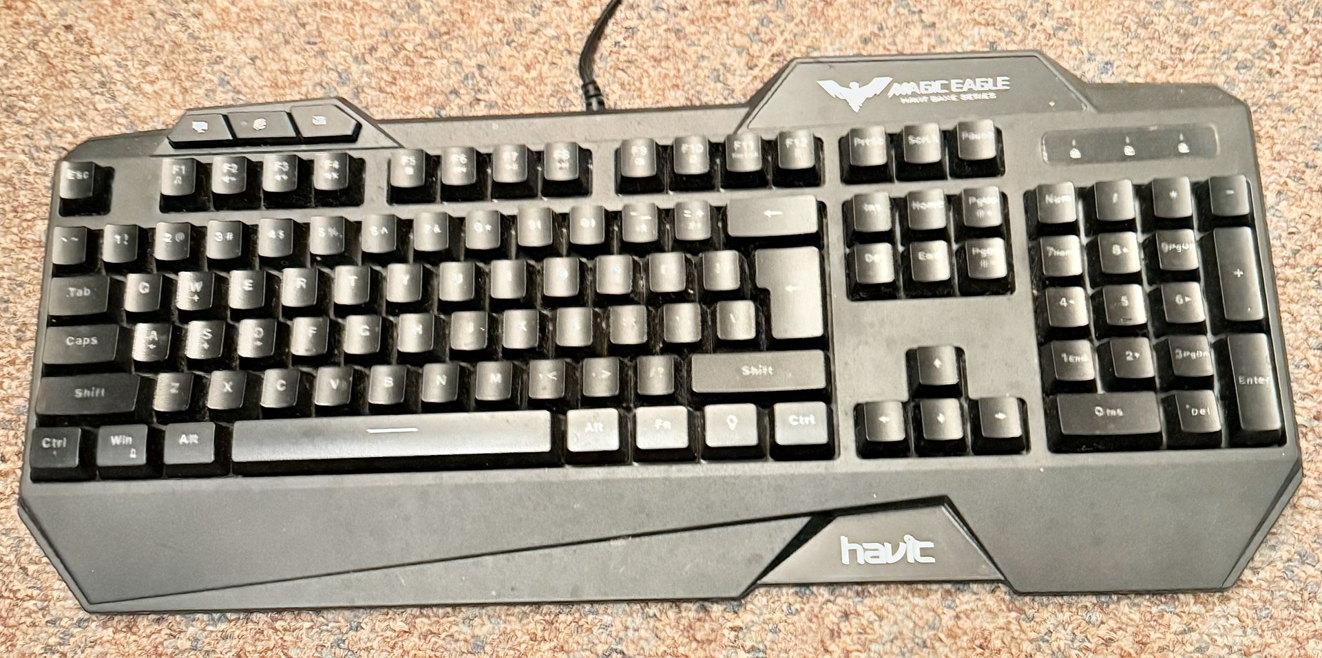 Black office keyboard