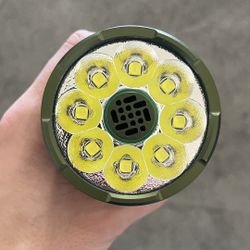 Lumintop 46950 LED Flashlight 26,000 Lumens With Built In Fan Type-c Rechargeable Power Bank