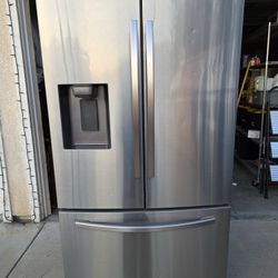 Samsung 27 cu-ft 3-door 36 Inch Wide French Door Refrigerator With Dual Ice Maker