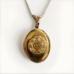 VINTAGE gold Bell South Gold Locket