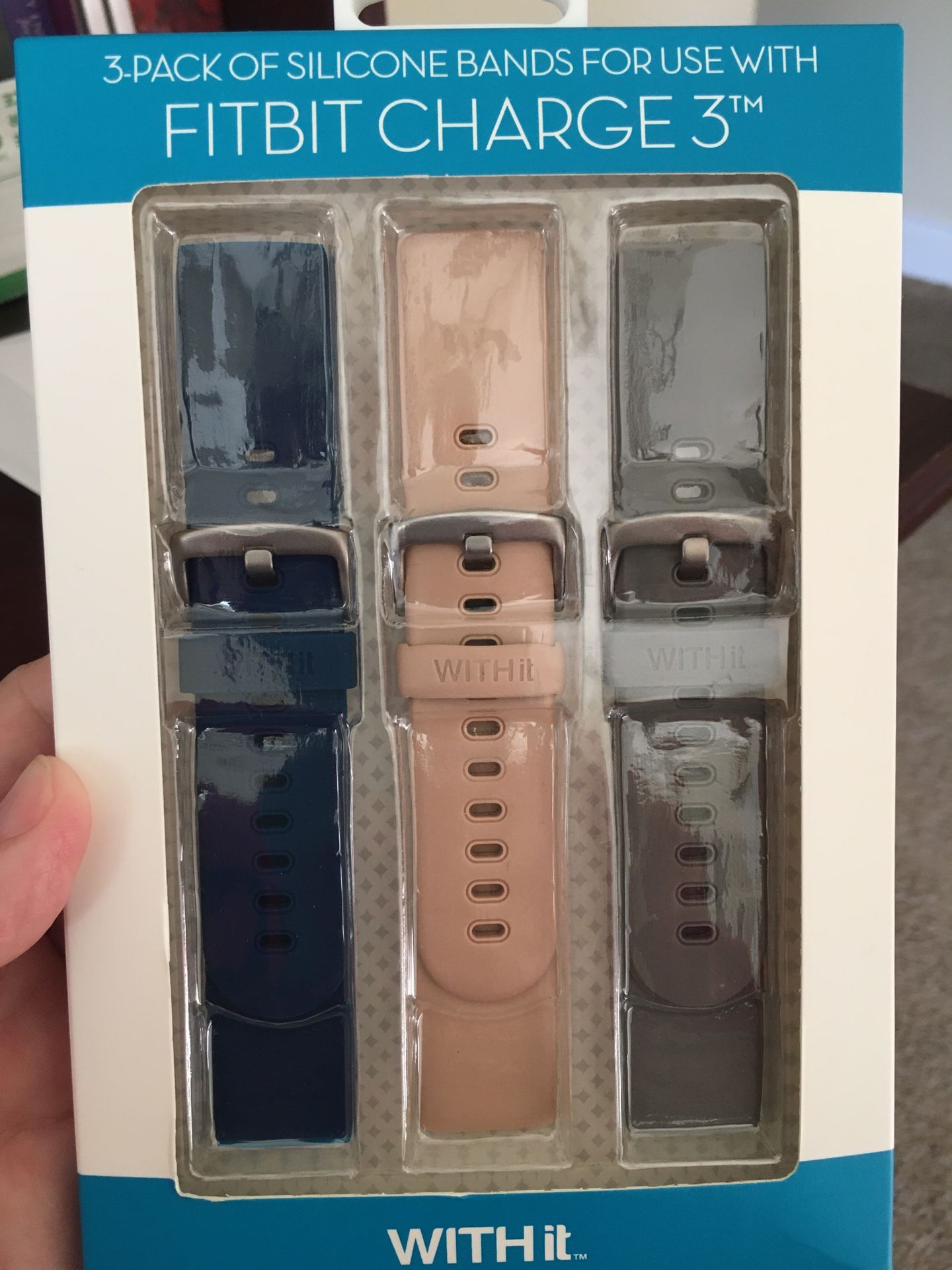 Set Of 3 Fitbit Charge 3 Bands