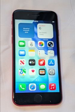 NICE RED APPLE iPhone SE 3 3RD GEN 5G 64GB UNLOCKED FOR ALL NETWORKS