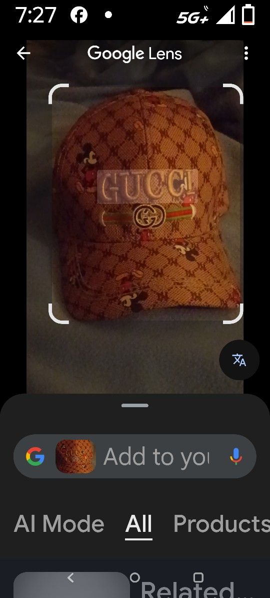 Gucci Mickey Mouse Ball Cap