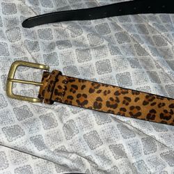Leopard Printed Belt