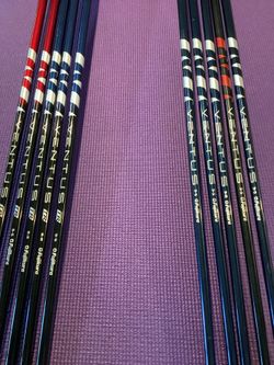 THESE ARE THE TOP TWO GRAPHITE GOLF SHAFTS IN THE GOLF INDUSTRY AND THEY ARE ONLY $100  EA. 