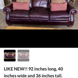GENUINE LEATHER SOFA LAZY BOY