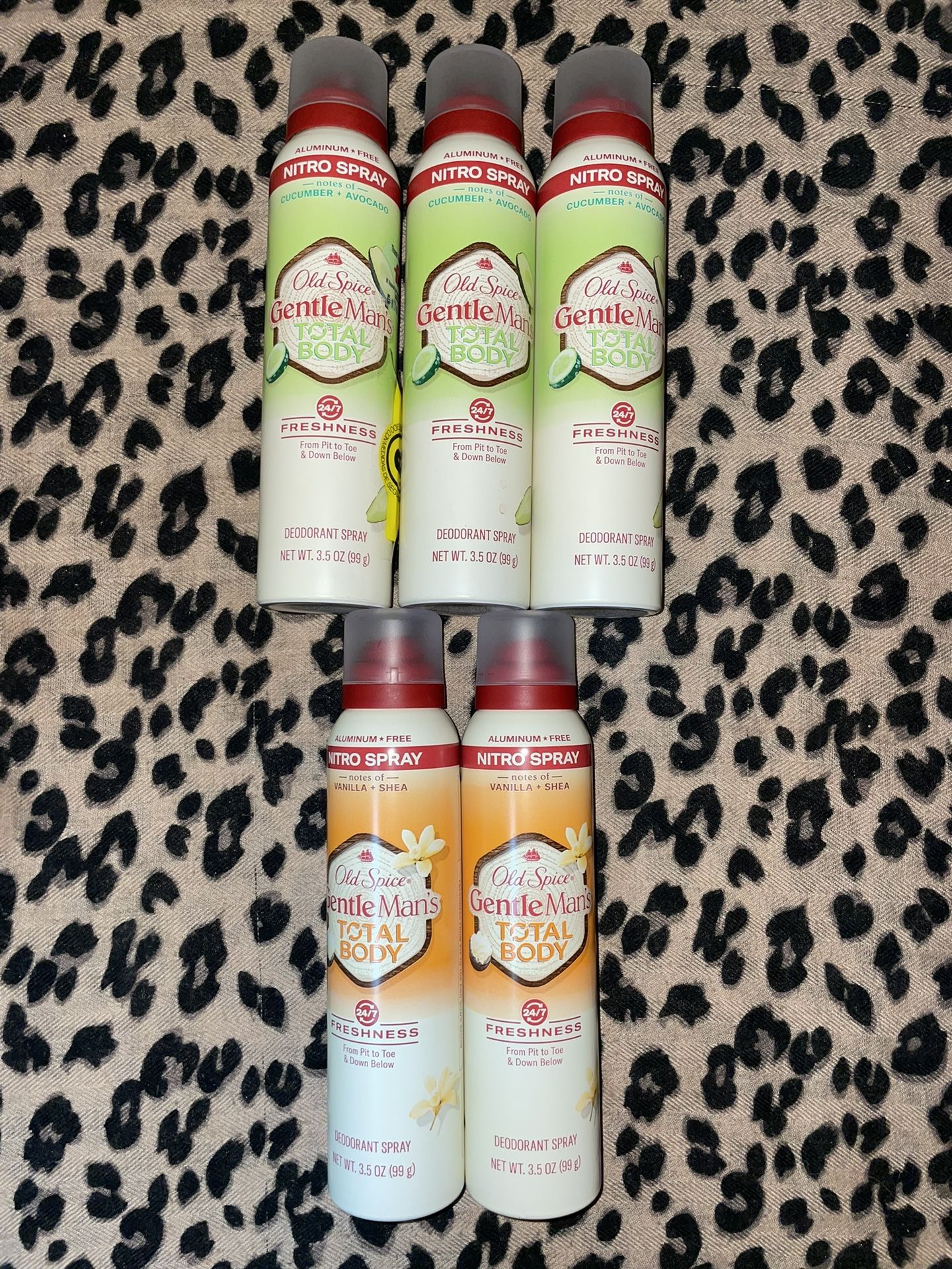 5🔥Old Spice Gentle Man Deodorant Spray All 5 For $20 Firm On Price