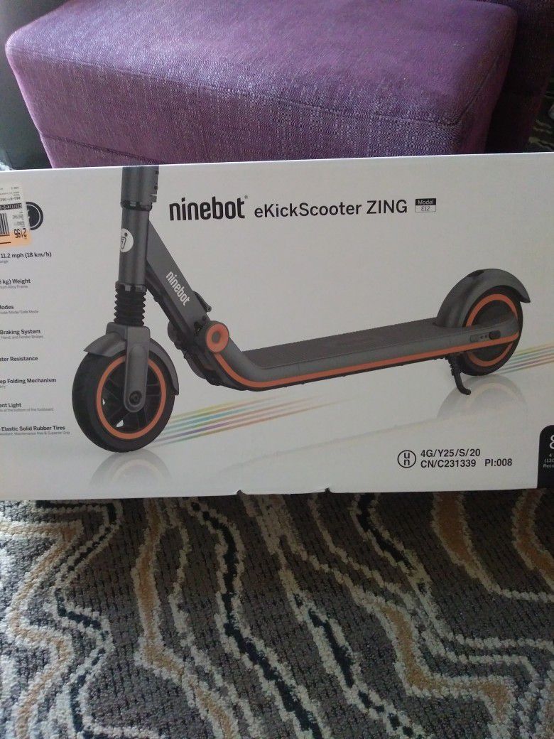 Ninebot Kickscooter Electric Brand New In The Box