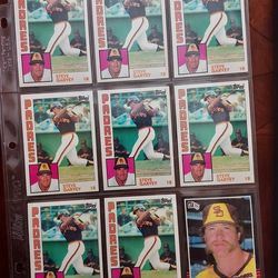 1984 to 85 Padres Steve Garvey Goose Gossage lot