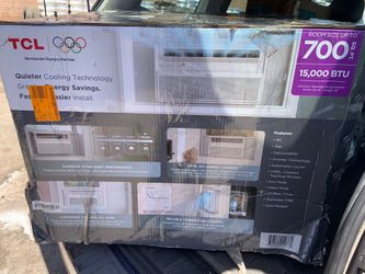 TCL. Window air conditioner. 15000 BTU. Ultra quiet inverter window air conditioner