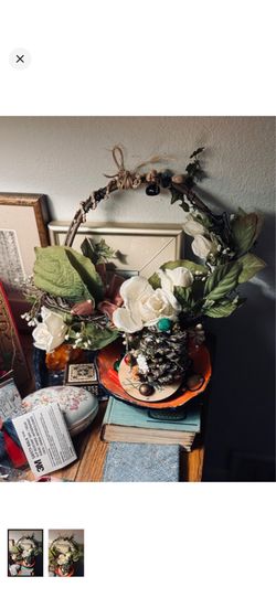 One of a kind Handmade wreath