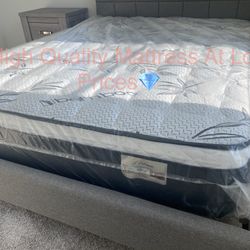 😴Mattress pillow top🥱 💎All sizes 💎12” inches tall 🔵Queen $199 🟣Full $180 🟠Twin $150 🟡King $330 🔴Cal king $330 🔘 Delivery available🚛