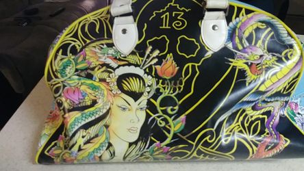 Ed Hardy bag really hard fine because they stopped making them