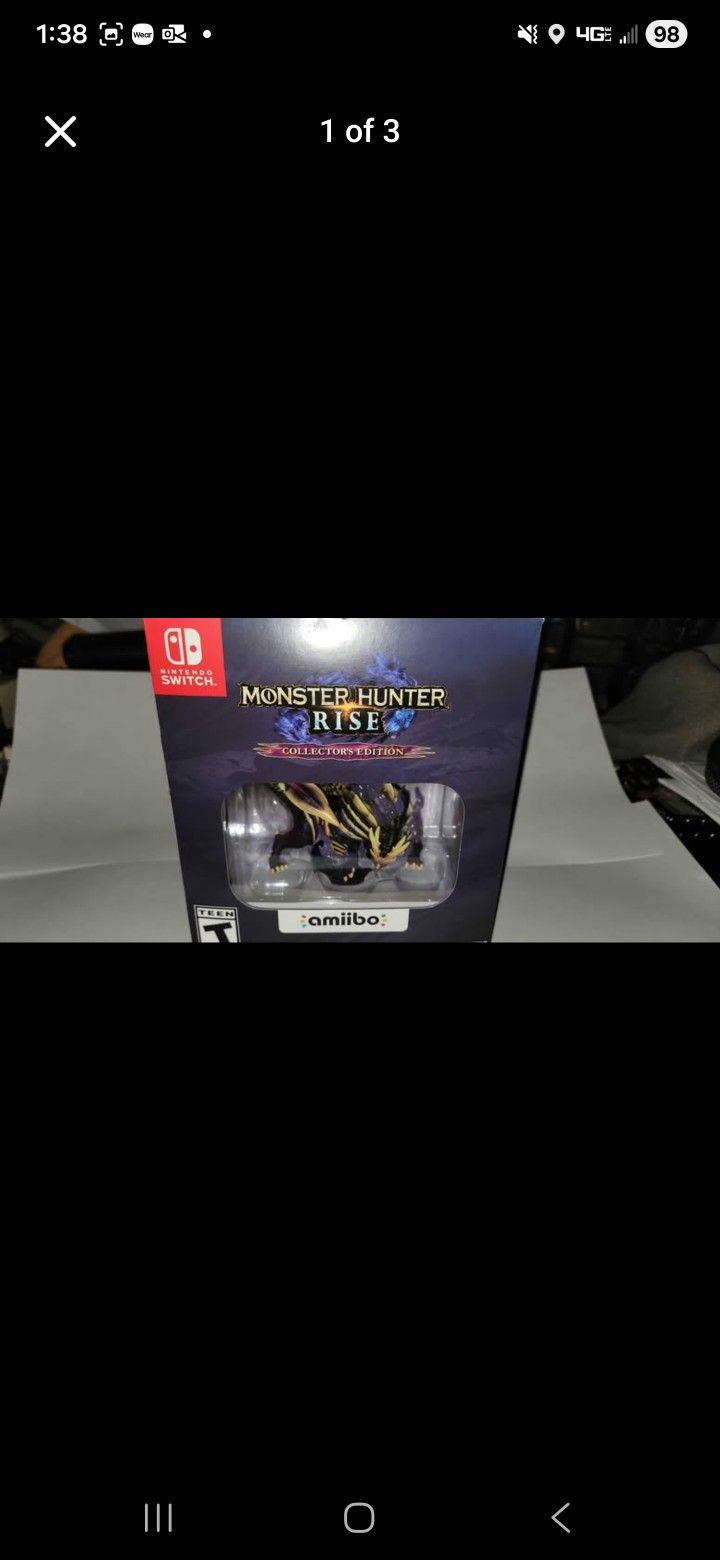 Monster Hunter Rise Collector Edition Open Box