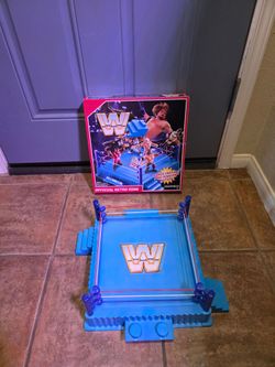 Wwf wcw action figures rings belts stuff