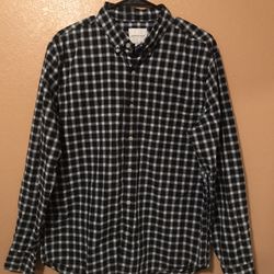 American Eagle Plaid Long Sleeve Shirt …Size Large