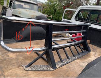 Front bumper for full size pick up truck
