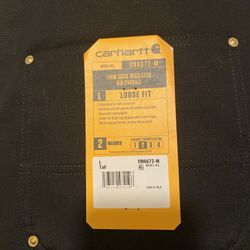 Carhartt Men’s  Loose Fit  Insulated Bib Men’s Large 