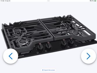 New sealed box Frigidaire 30-in 4 burners Black Gas Cooktop $450.00 O.B.O.