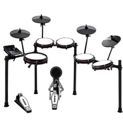 Alesia Nitro Max Expanded Electronic Drum Kit Black