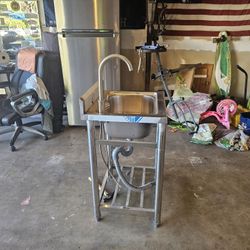 Stainless Steel Sink With Faucet Never Used.