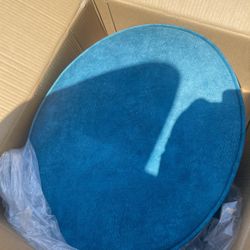 Blue Ottoman