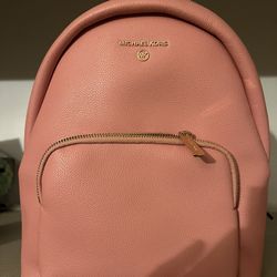 Mk Pink Backpack 