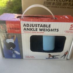 Adjustable Ankle  Weights 5 Lbs 