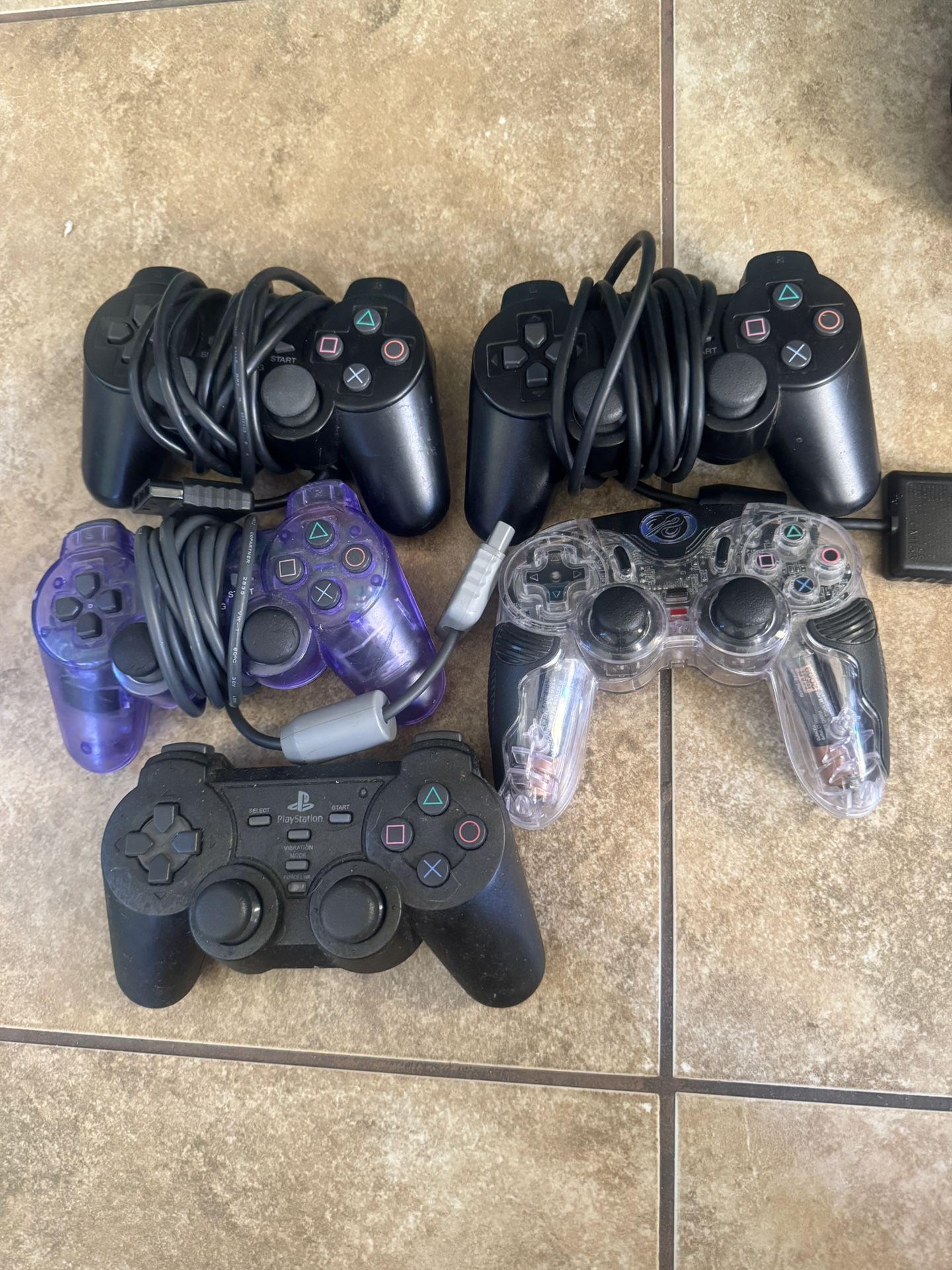 PS2 Controllers For Parts