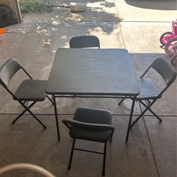 Folding Table and chairs 