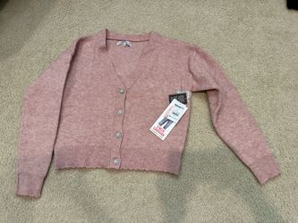 Women’s pink cardigan size medium