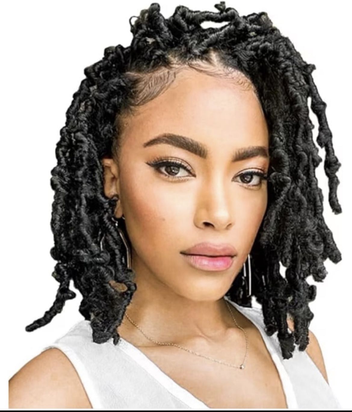 Niseyo 10 Inch Soft Butterfly Locs Crochet Hair 6 Packs