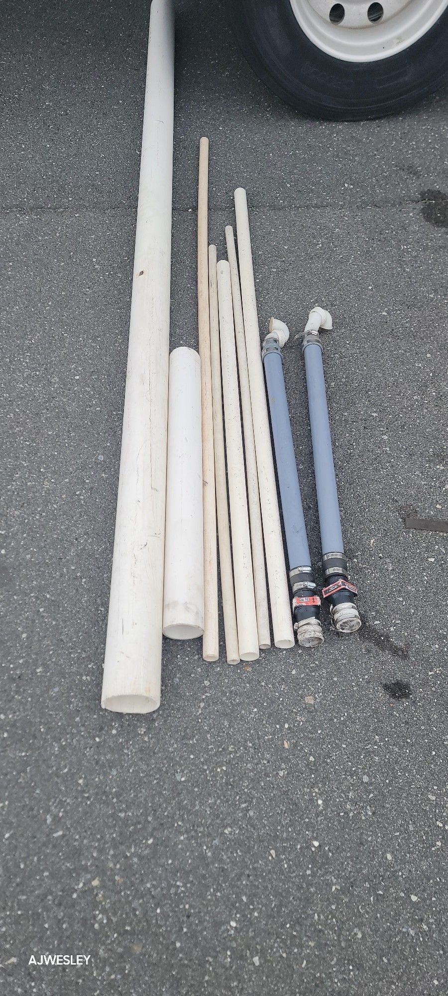 PVC Pipe / NEVER USED