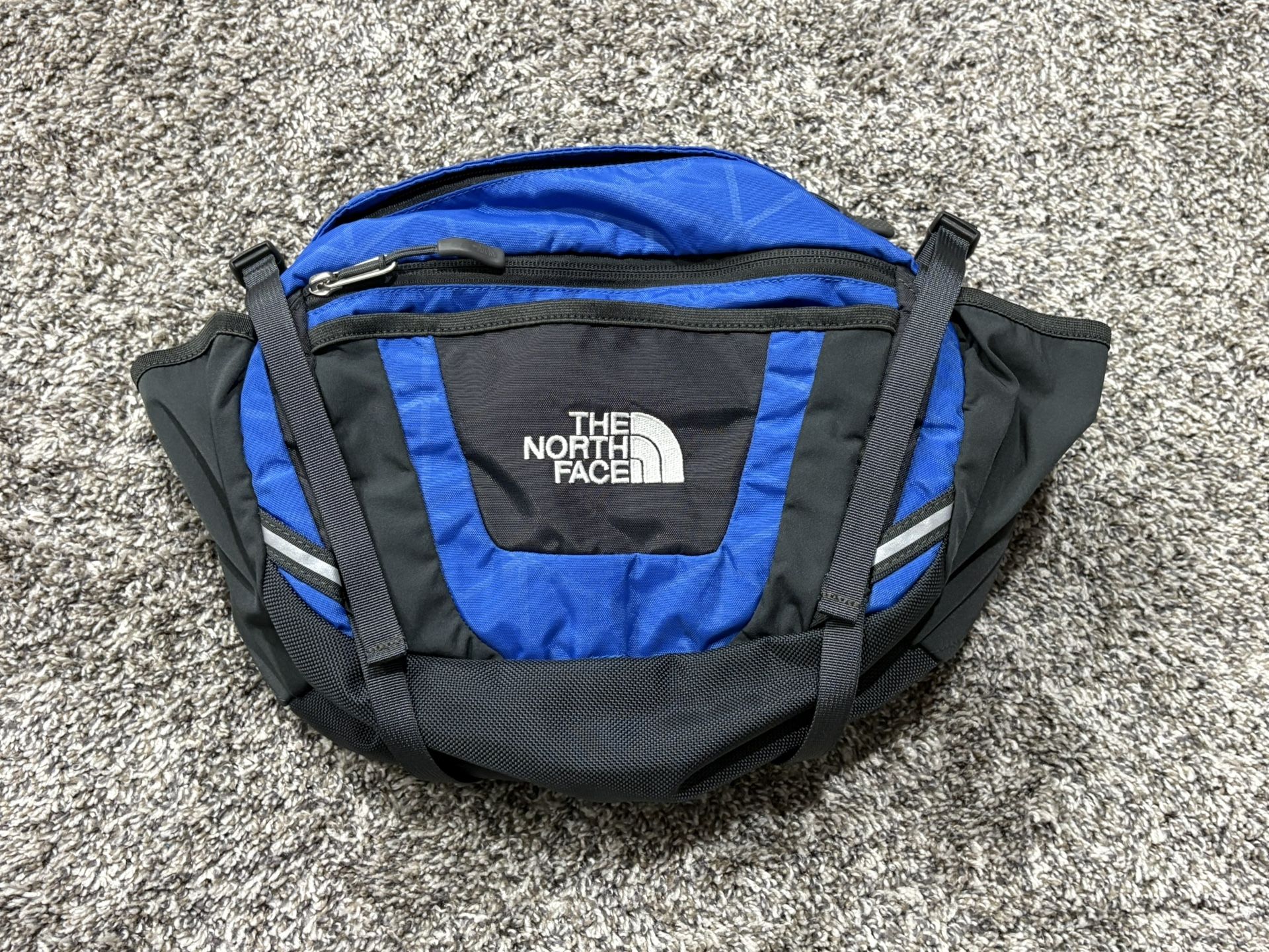 THE NORTH FACE ‘Sport Hiker’ Black / Blue Nylon Waist Bag