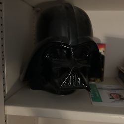 Black Ceramic Darth Vader Piggy Bank