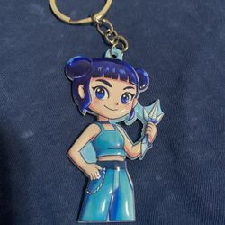 Huntrix K Pop Demon Hunters Zoey Keychain