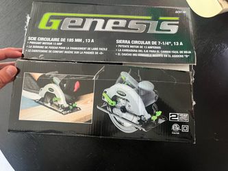 Genesis 7-1/4” 13 Amp Circular Saw – New Open Box