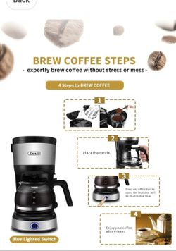 Gevi 4-Cup Coffee Maker e