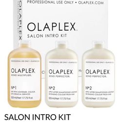 Olaplex Professional salon Intro 3 Pc Kit New Unopened Box