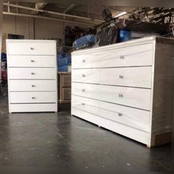 Dresser set / Five and eight drawers dresser