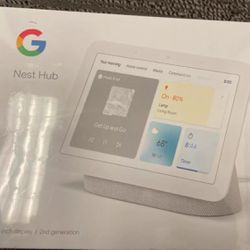 Google Nest Hub 2nd Gen Smart Display (GA01331-US) Factory Sealed