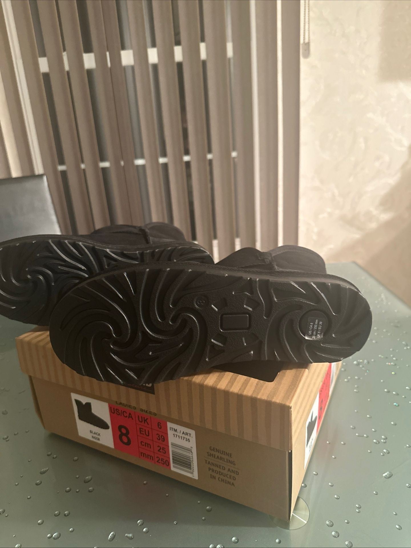 Brand New in a box Genuine Sheepskin Boots